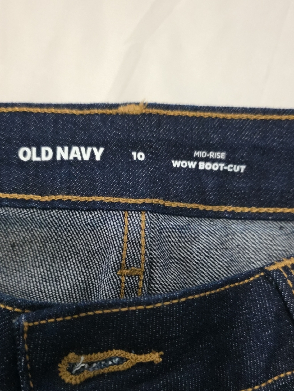 Old Navy Dark Blue Denium Boot Cut - Picture 5 of 8